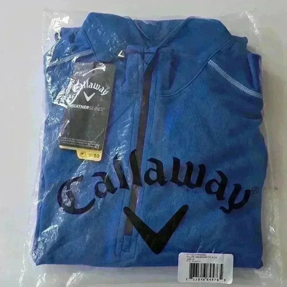 Callaway Golf 1/4 Zip Water Repellent Pullover - Size: M - Picture 9 of 9